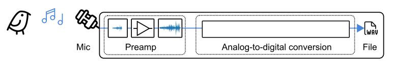 The analog-to-digital process